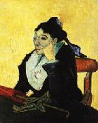 Vincent Van Gogh The Woman of Arles(Madame Ginoux) Spain oil painting reproduction